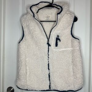 Medium Weatherproof vintage Sherpa hooded fullzip vest